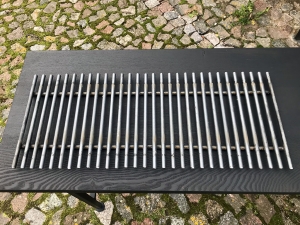 Fire grate for cooking chamber 16
