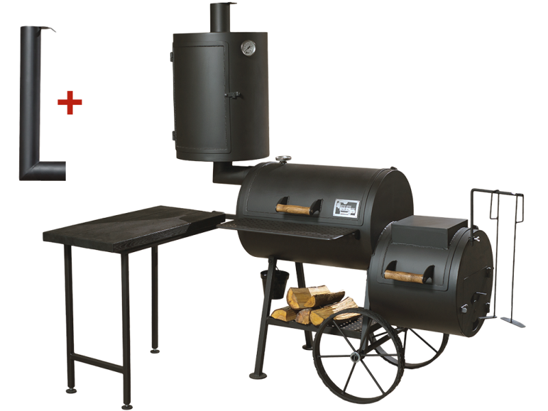 Universelle Smoker Grill 20 Compact / 8 mm / mit Räucherkamin