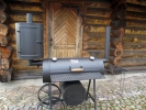 V-Serie Smoker 16" Long / 6,2 mm / mit Räucherkamin